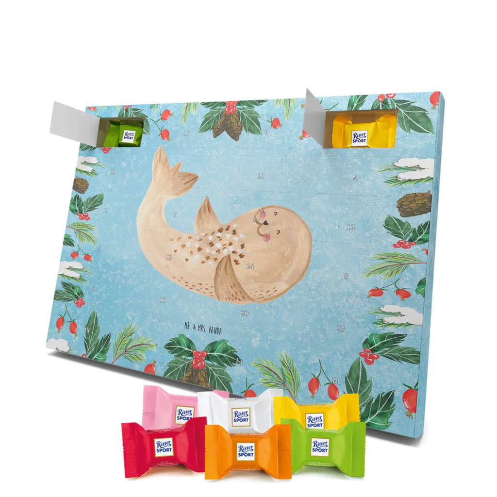 Chocolate advent calendar seal Lay gift ideas, gifts, small animals, good mood, cute, funny sayings, cute animal motives, hand drawn, special gifts, card, animal lover, sea animal, Baltic Sea, North Sea, joy, Seal, seals, laughter