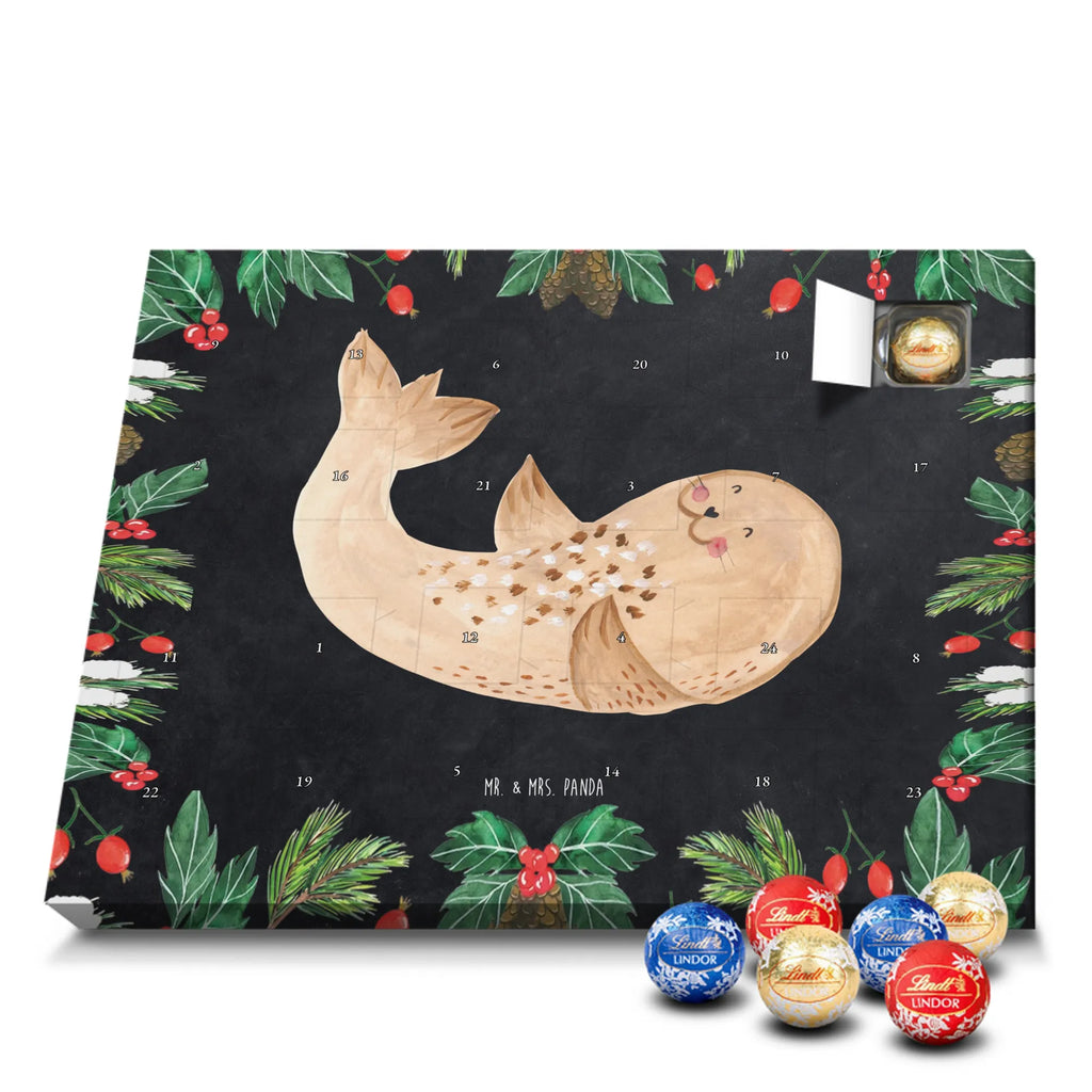 Chocolate advent calendar seal Lay gift ideas, gifts, small animals, good mood, cute, funny sayings, cute animal motives, hand drawn, special gifts, card, animal lover, sea animal, Baltic Sea, North Sea, joy, Seal, seals, laughter