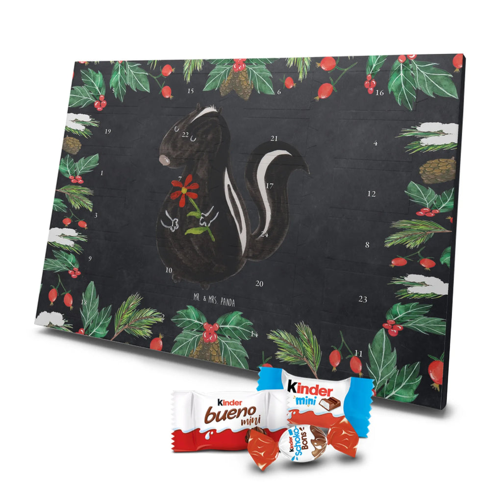 Chocolate advent calendar skunk flower wild animal, daydreamer, predator, dreamy, stink