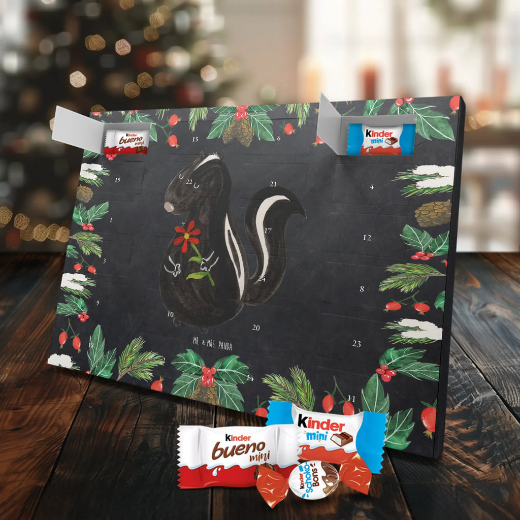 Chocolate advent calendar skunk flower wild animal, daydreamer, predator, dreamy, stink