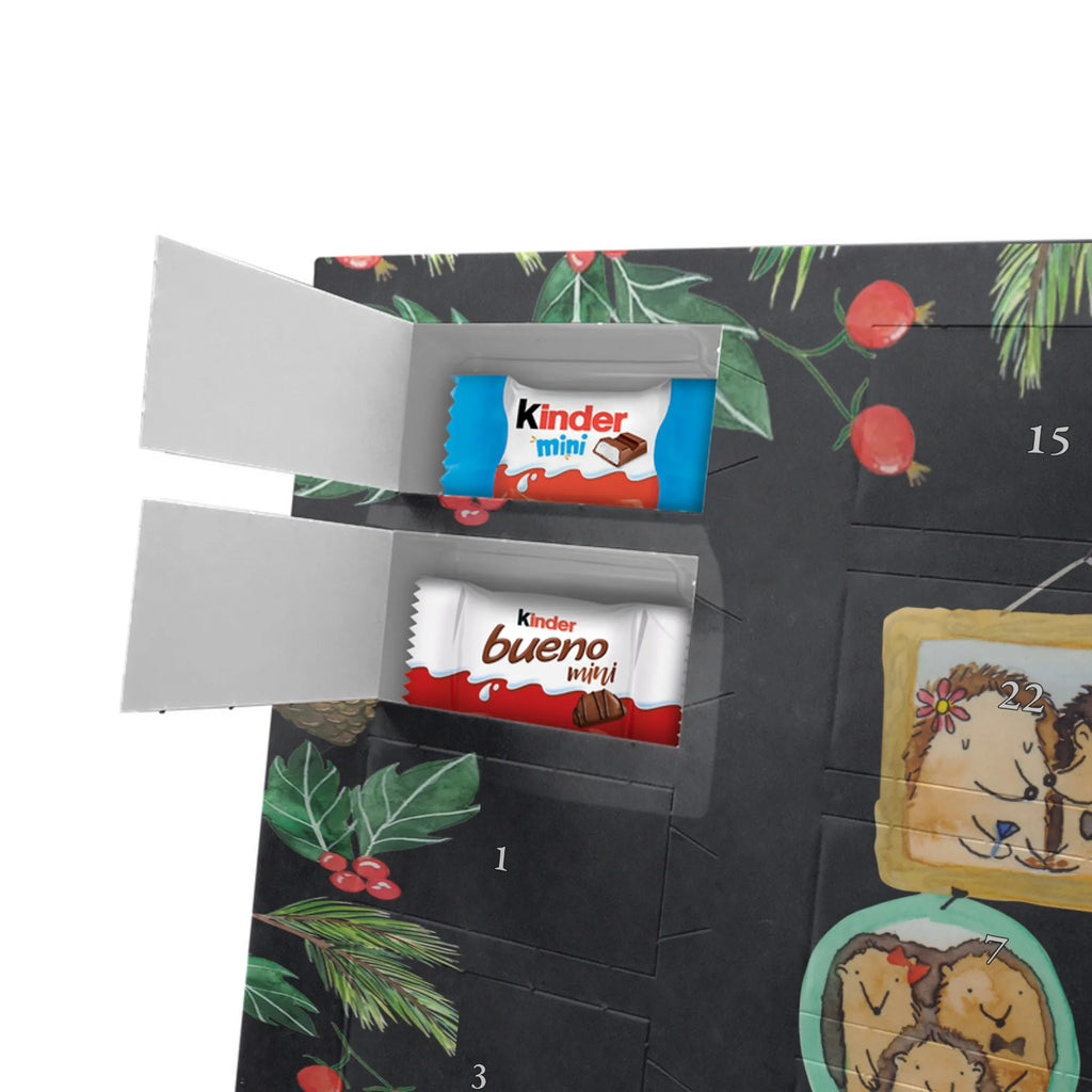 Chocolate advent calendar Hedgehog family Father's Day, Mother's Day, hedgehogs, pictures, solidarity, mum