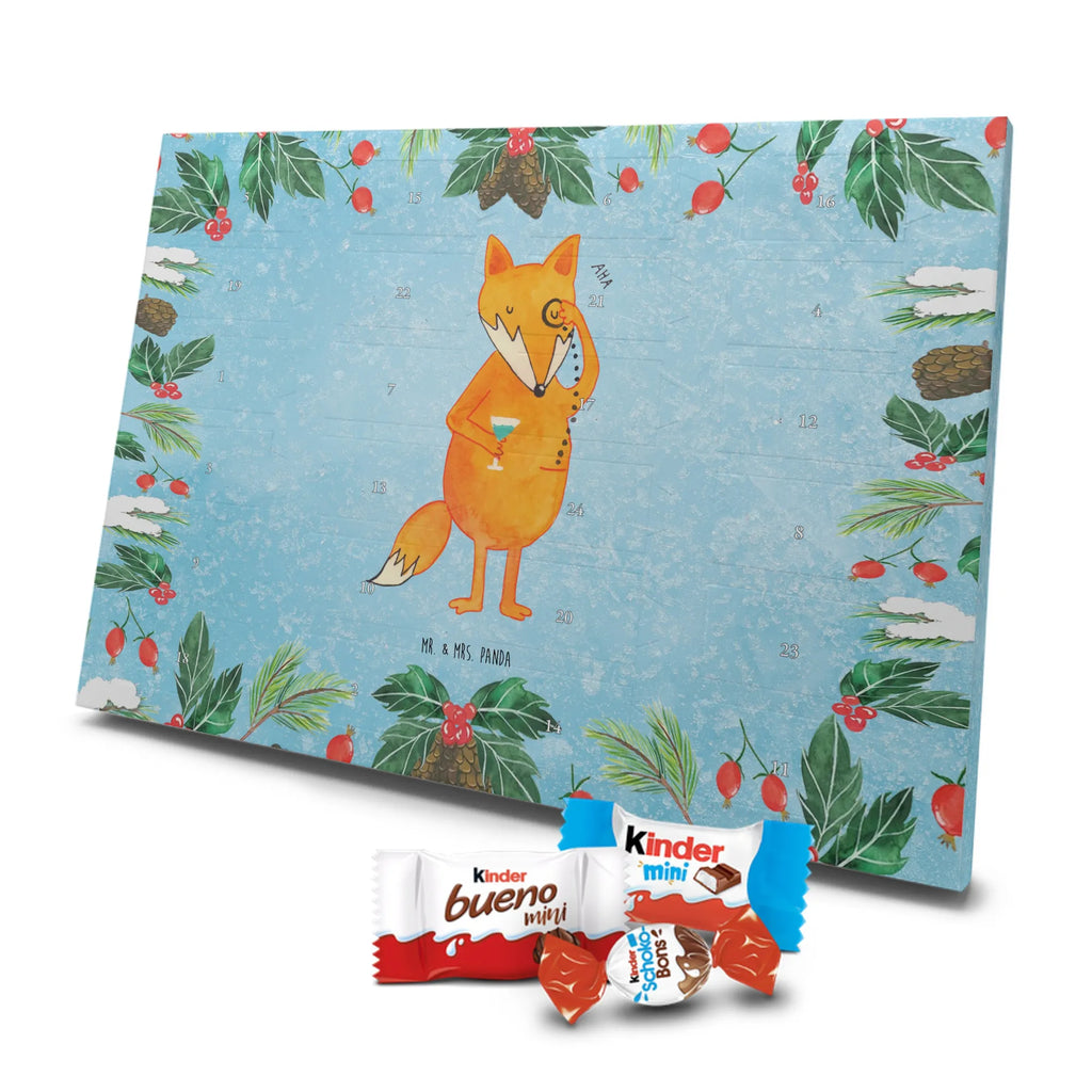 Chocolate advent calendar Fox lord forest wildlife, clever as a fox, foxes, animal lover, words of consolation, motivation saying, problem solving, lovesickness gift, saying funny