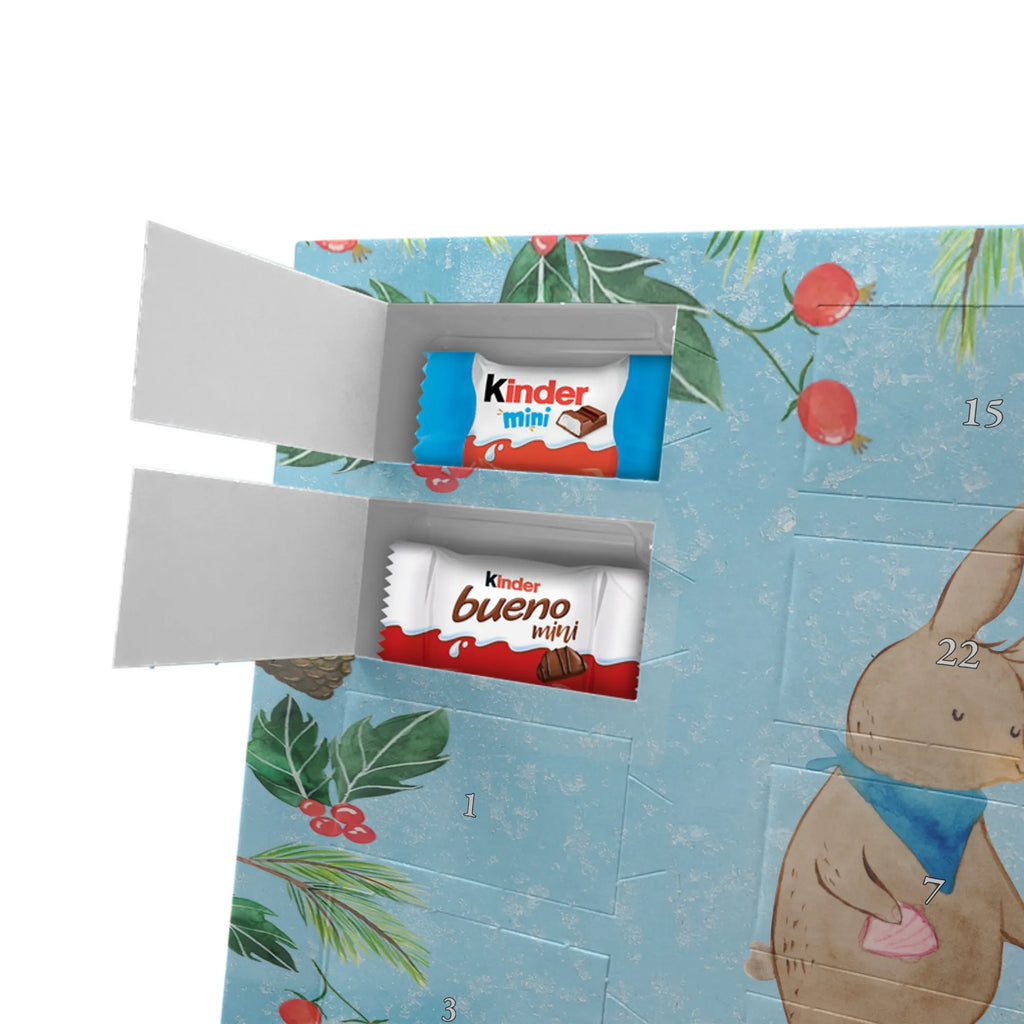 Chocolate advent calendar Bunnies with seashell Father's Day, Mother's Day, rabbits, girlfriends, collecting shells, girlfriend, shells, best friend