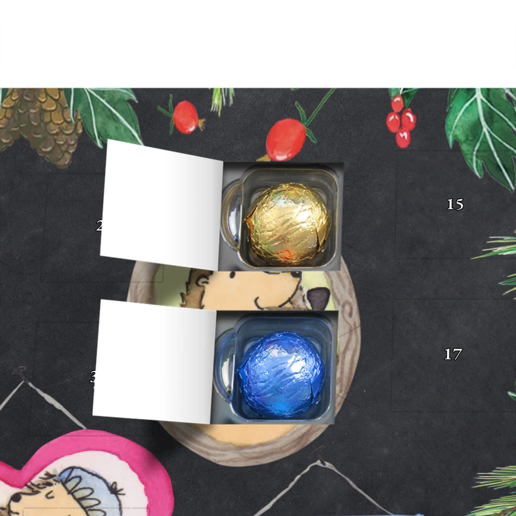 Chocolate advent calendar Hedgehog family Father's Day, Mother's Day, hedgehogs, pictures, solidarity, mum