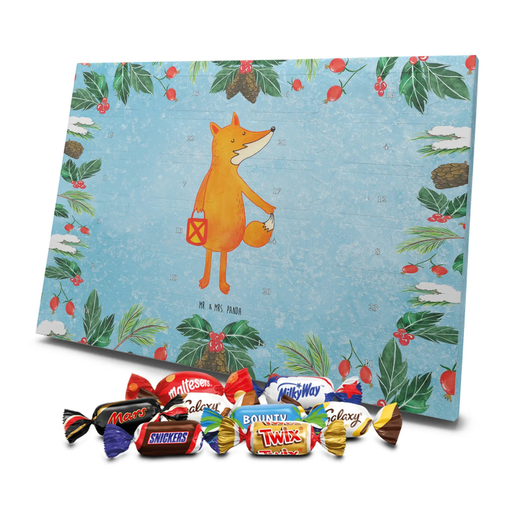 Chocolate advent calendar Fox Lantern forest wildlife, clever as a fox, foxes, animal lover, Lovesickness Spell, Cheer up, Saint Martin, Lantern, Caesar Otto Hugo Flaischlen, Lantern parade, Foxes, Spell comforting
