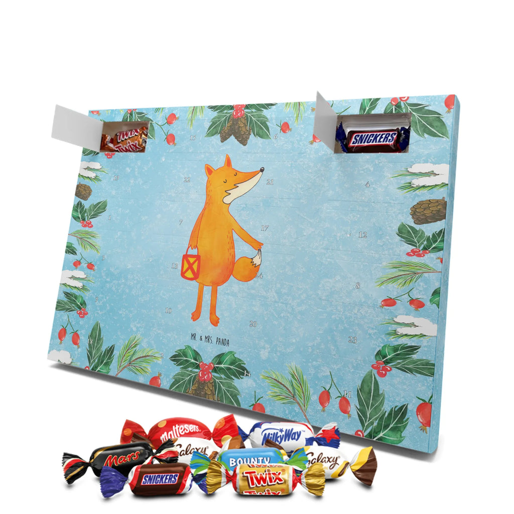 Chocolate advent calendar Fox Lantern forest wildlife, clever as a fox, foxes, animal lover, Lovesickness Spell, Cheer up, Saint Martin, Lantern, Caesar Otto Hugo Flaischlen, Lantern parade, Foxes, Spell comforting