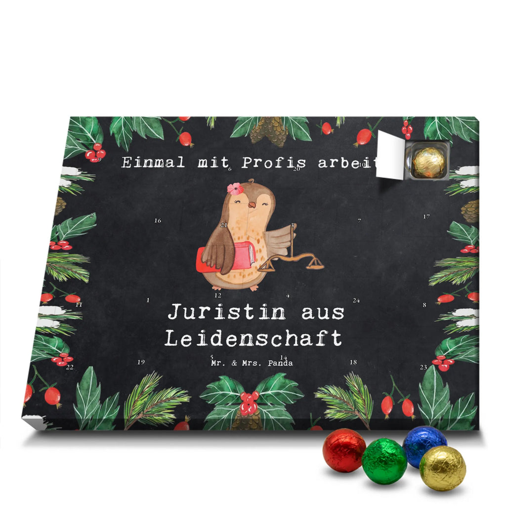 Chocolate advent calendar female lawyer Passion gift, sayings, gift idea, best, farewell gift, passing exam, anniversary, retirement, promotion, job start, profession