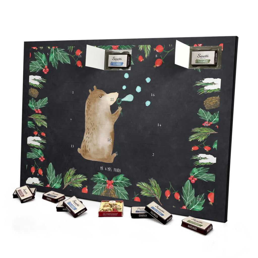 Chocolate advent calendar bear soap bubbles cuddly toy, teddy bear, Soap Bubbles Bear Funny Being Happy Sad Happy