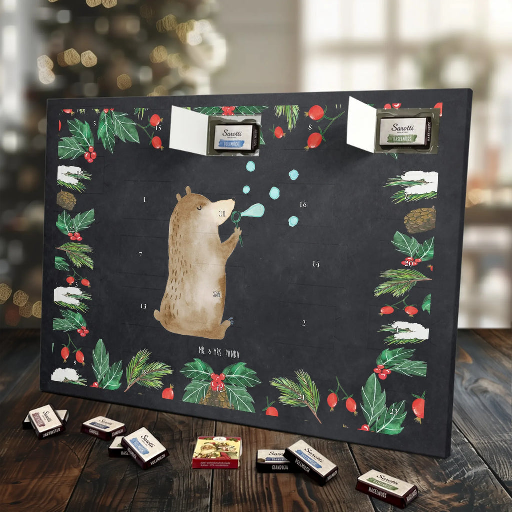 Chocolate advent calendar bear soap bubbles cuddly toy, teddy bear, Soap Bubbles Bear Funny Being Happy Sad Happy