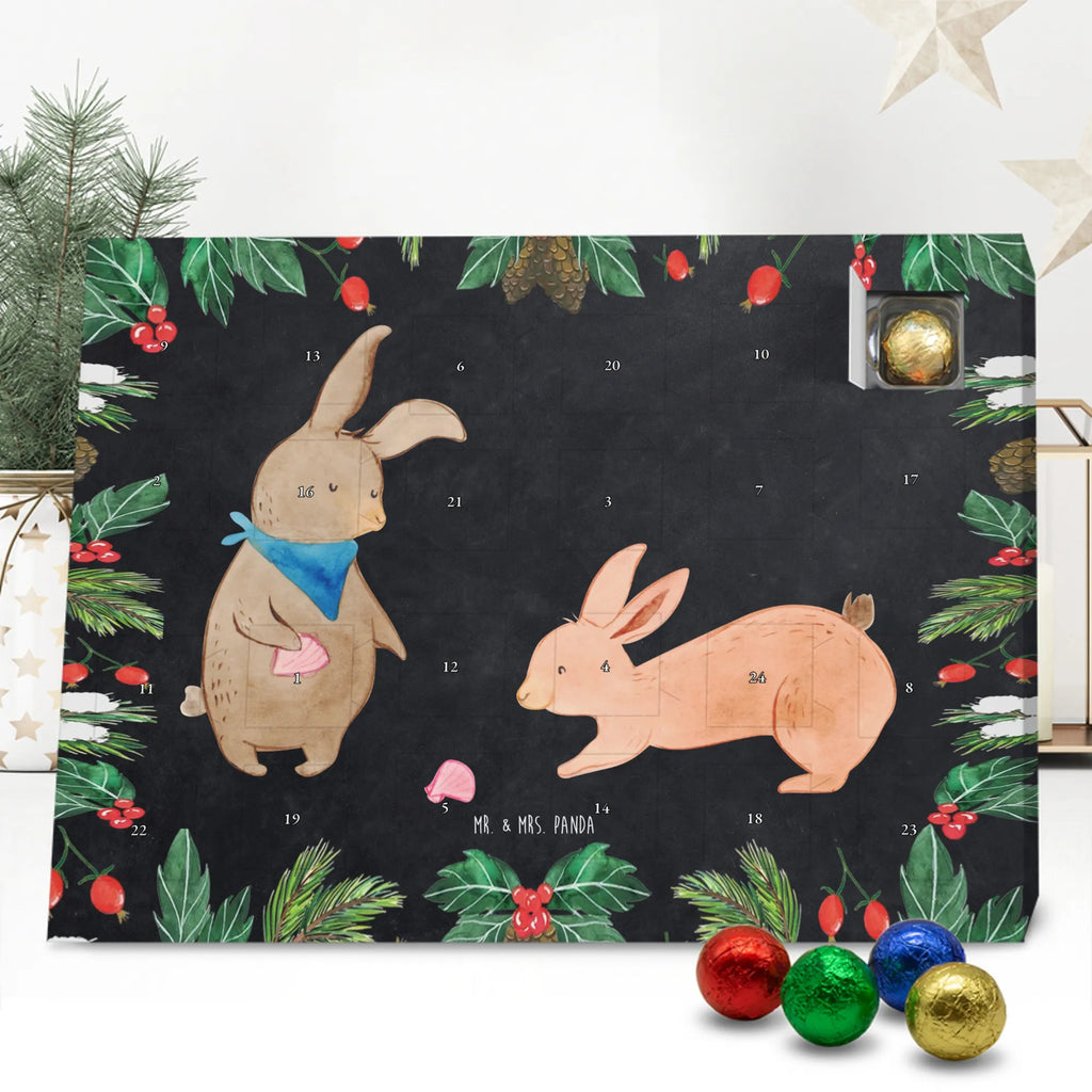 Chocolate advent calendar Bunnies with seashell Father's Day, Mother's Day, rabbits, girlfriends, collecting shells, girlfriend, shells, best friend