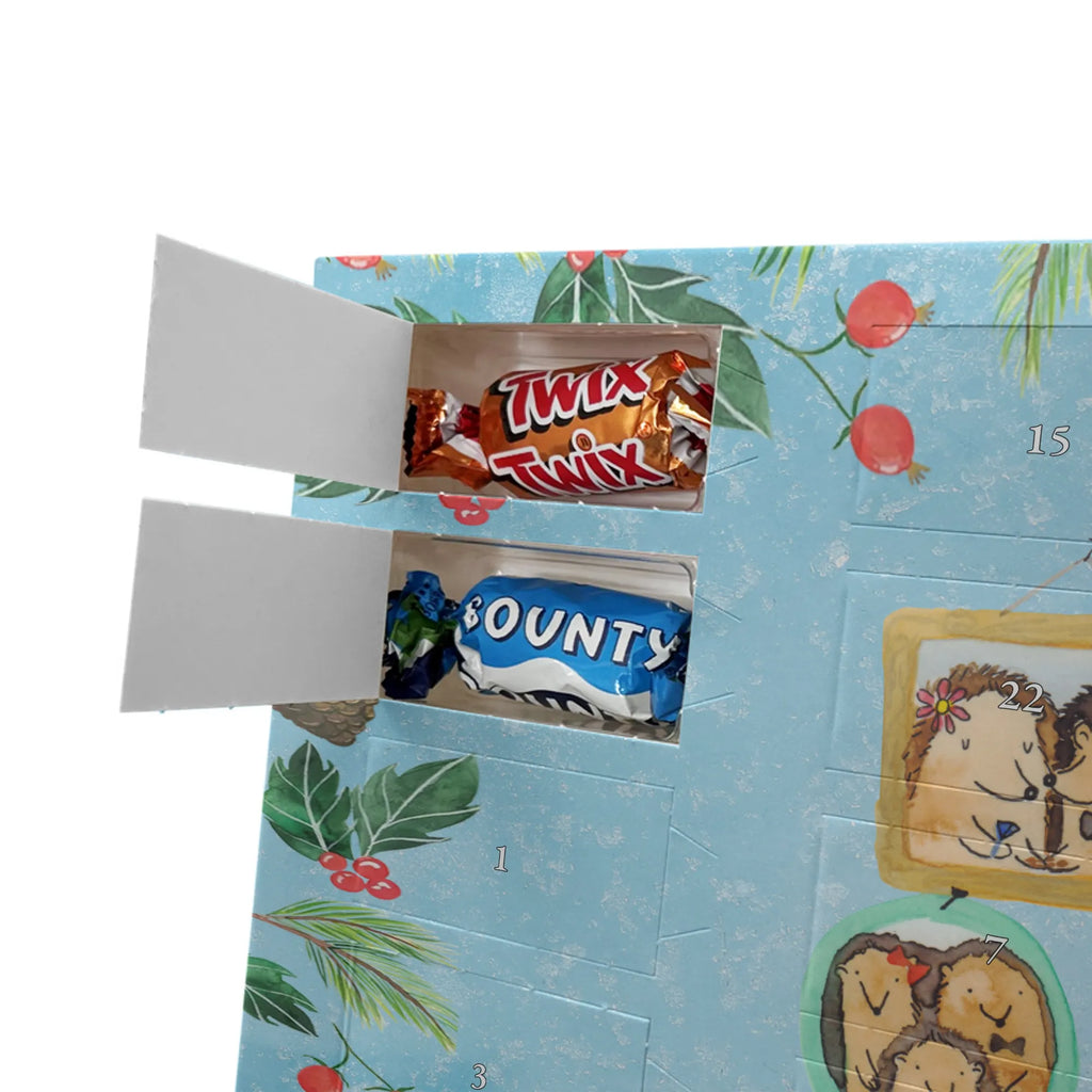 Chocolate advent calendar Hedgehog family Father's Day, Mother's Day, hedgehogs, pictures, solidarity, mum