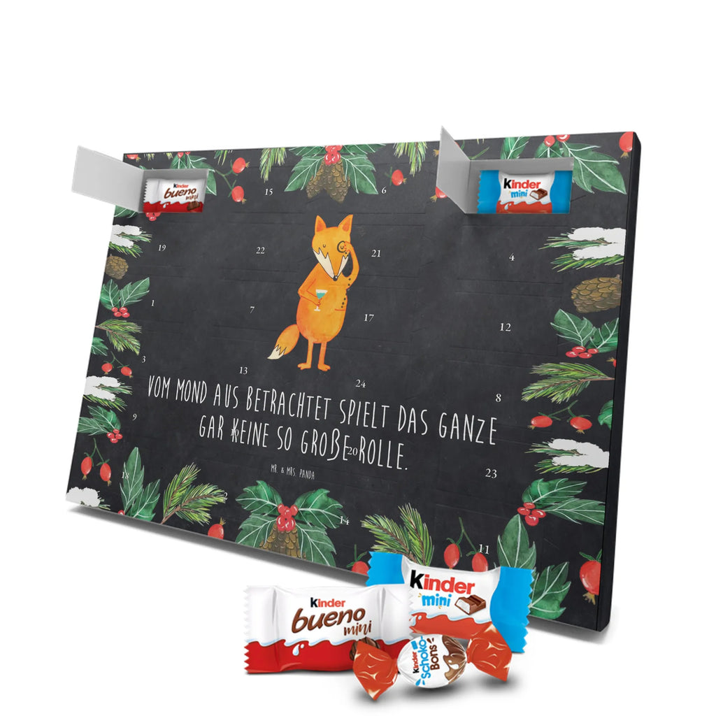 Chocolate advent calendar Fox lord forest wildlife, clever as a fox, foxes, animal lover, words of consolation, motivation saying, problem solving, lovesickness gift, saying funny