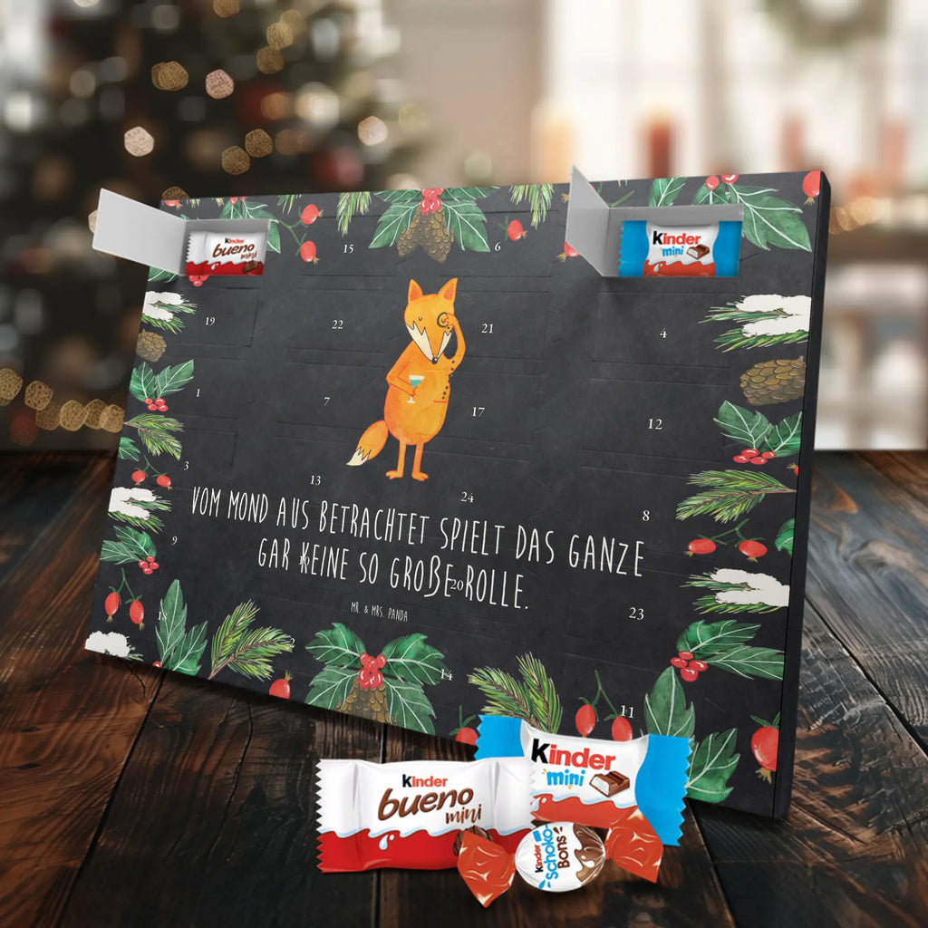 Chocolate advent calendar Fox lord forest wildlife, clever as a fox, foxes, animal lover, words of consolation, motivation saying, problem solving, lovesickness gift, saying funny