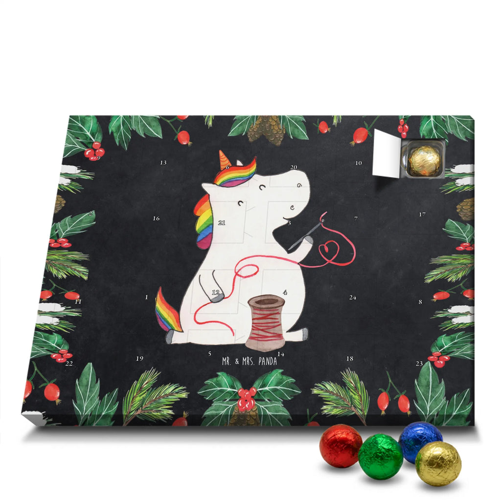 Chocolate advent calendar unicorn seamstress seamstress present, seamstress gift, crochet, tinkering, sewing room, knitting, sew, girlfriend