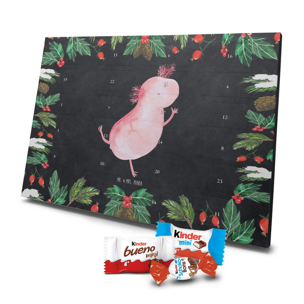 Chocolate advent calendar axolotl Dance Mexican walking fish, Axelotl, marine animals, salamander, stars, roof damage, tailfish, best friend, amphibians, girlfriend