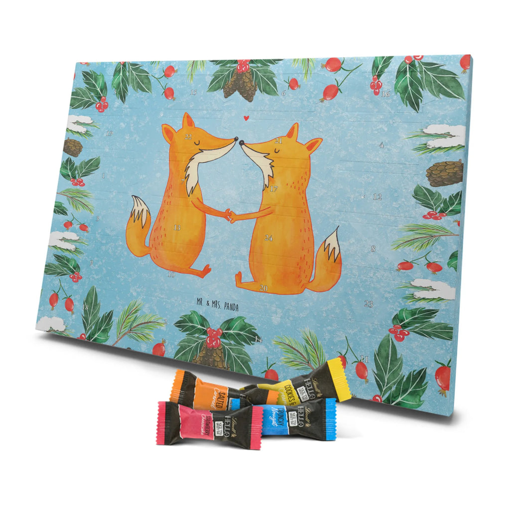 Chocolate advent calendar foxes Love forest wildlife, clever as a fox, foxes, animal lover, fiancée, proof of love, marriage, wife, lovers, husband, boyfriend, couple, girlfriend