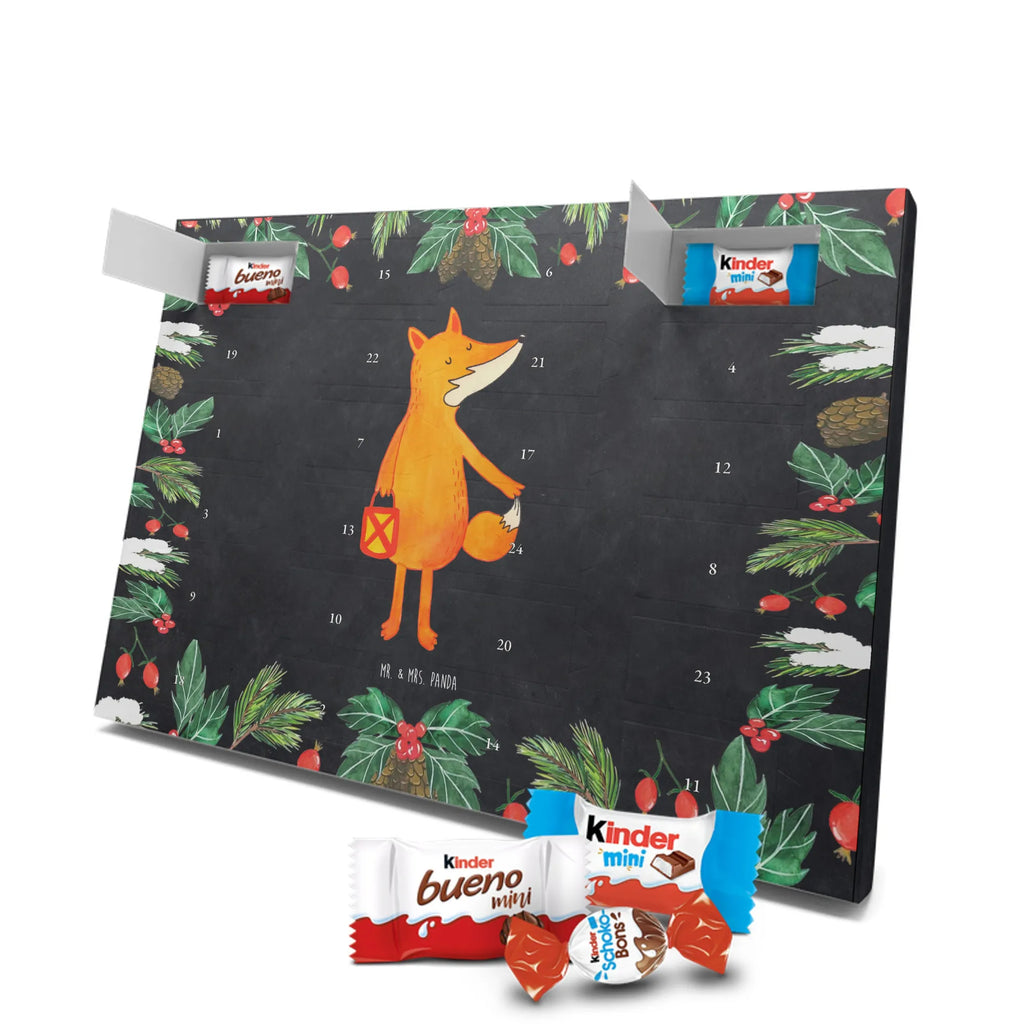Chocolate advent calendar Fox Lantern forest wildlife, clever as a fox, foxes, animal lover, Lovesickness Spell, Cheer up, Saint Martin, Lantern, Caesar Otto Hugo Flaischlen, Lantern parade, Foxes, Spell comforting