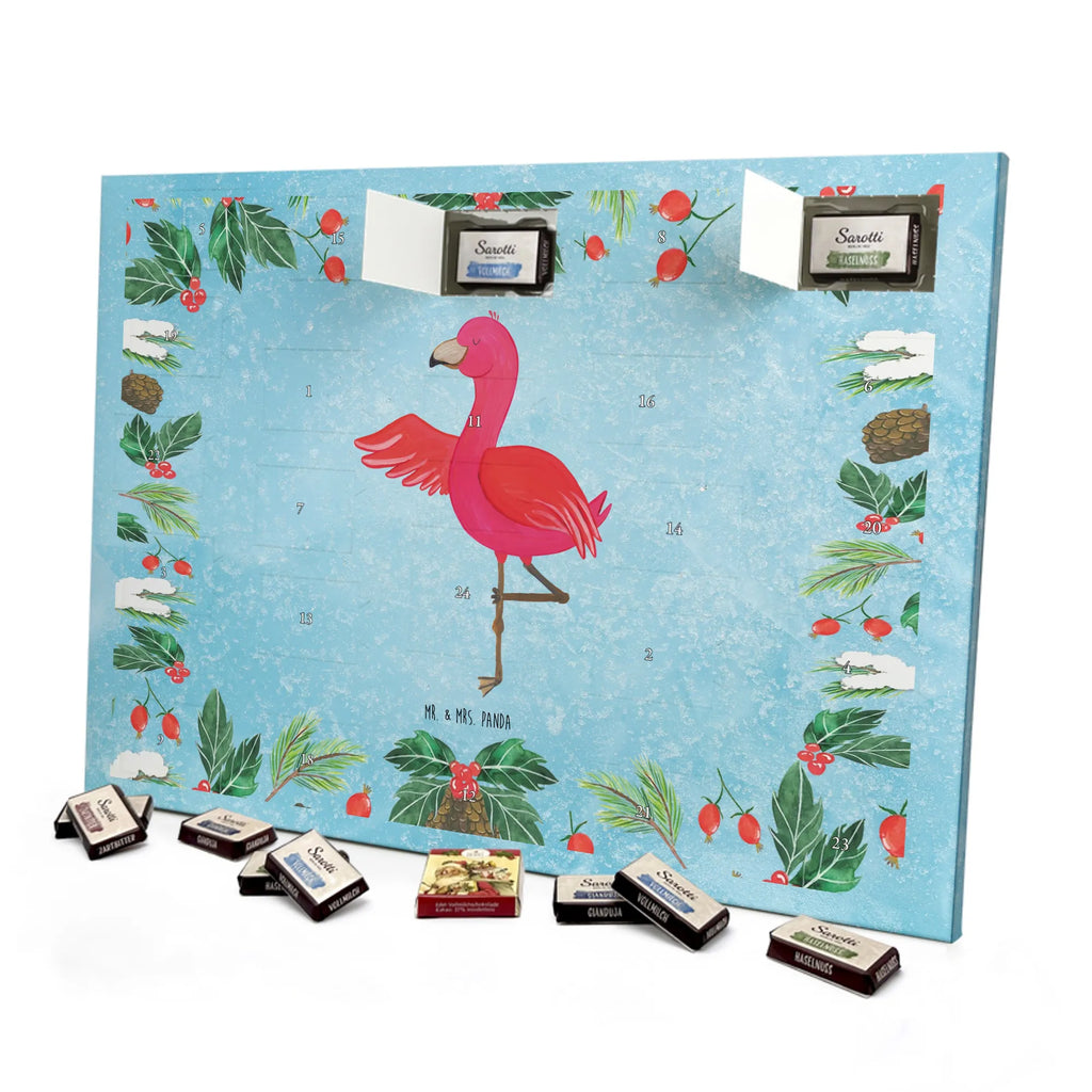 Chocolate advent calendar flamingo yoga gifts, gift idea, small gifts, pink gifts, adults, pink bird, children, bird of paradise, Caribbean feeling, funny sayings, girls gifts, unusual gifts in pink, flamingo fans, red, gift pink, flamingo decoration, vacation, relaxation, mindfulness, yoga exercise, anger, deep relaxation, bird, agitation