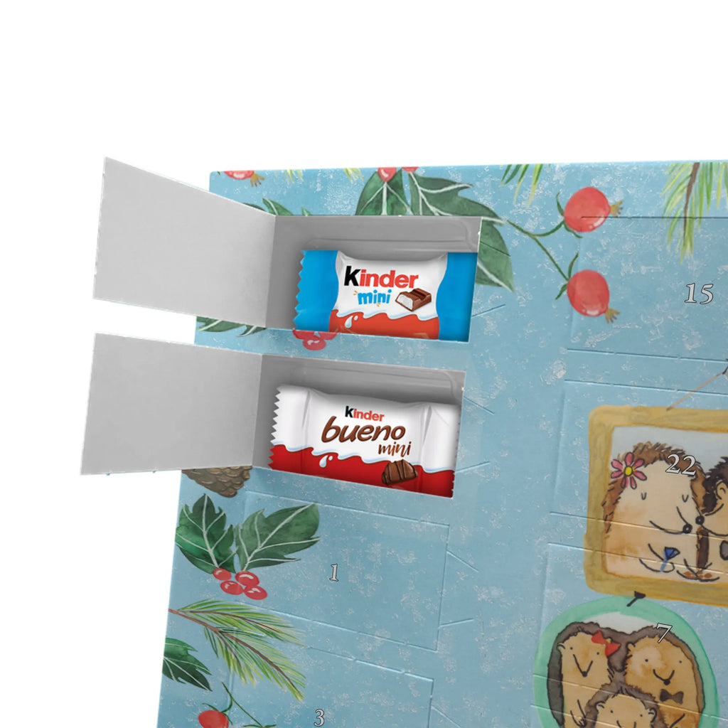 Chocolate advent calendar Hedgehog family Father's Day, Mother's Day, hedgehogs, pictures, solidarity, mum