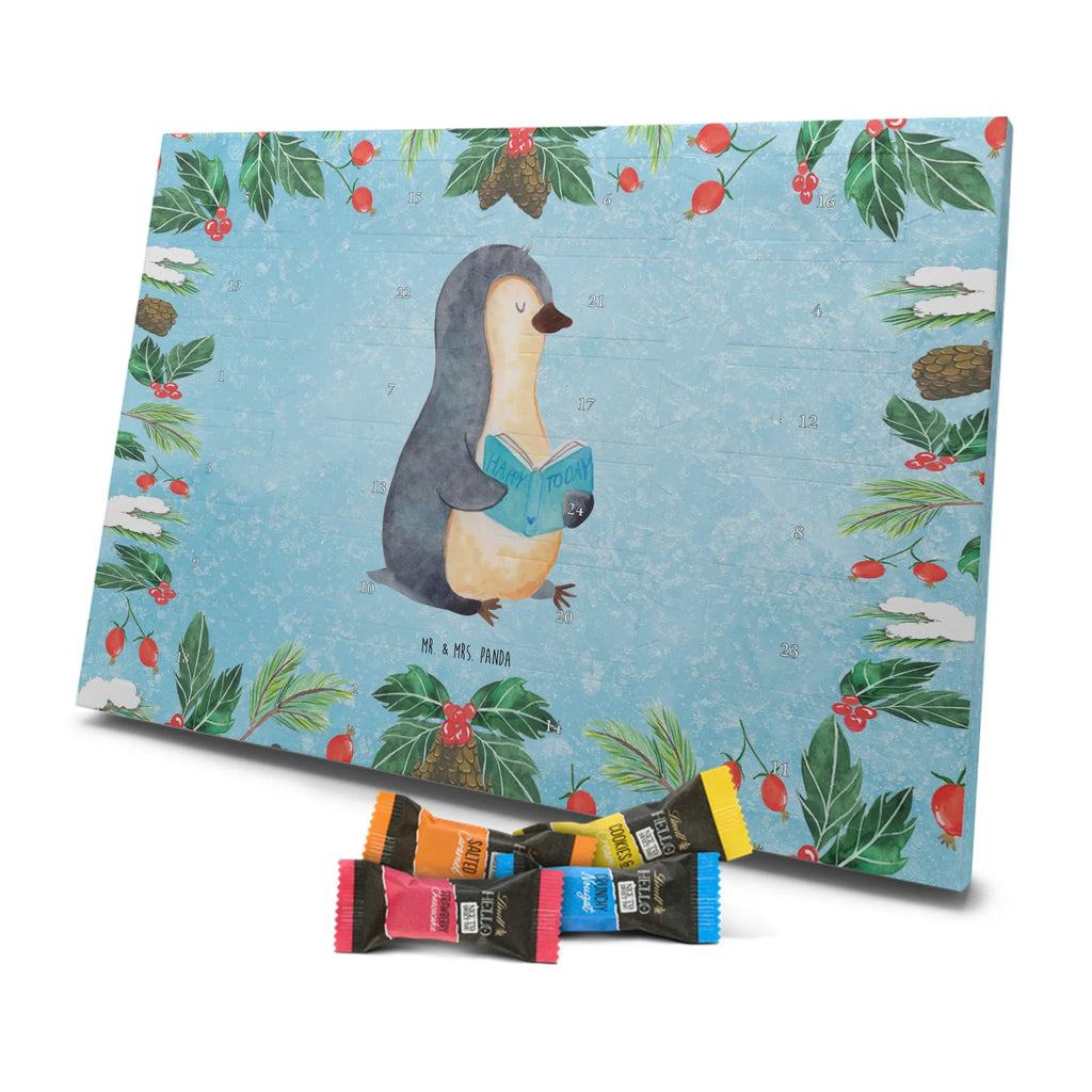 Chocolate advent calendar Penguin A book North Pole, Penguins, penguins, leisure, book, vacation, reading, doing nothing, holidays, lazing around, bookworm