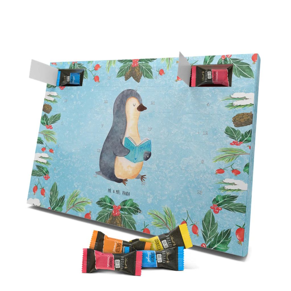 Chocolate advent calendar Penguin A book North Pole, Penguins, penguins, leisure, book, vacation, reading, doing nothing, holidays, lazing around, bookworm