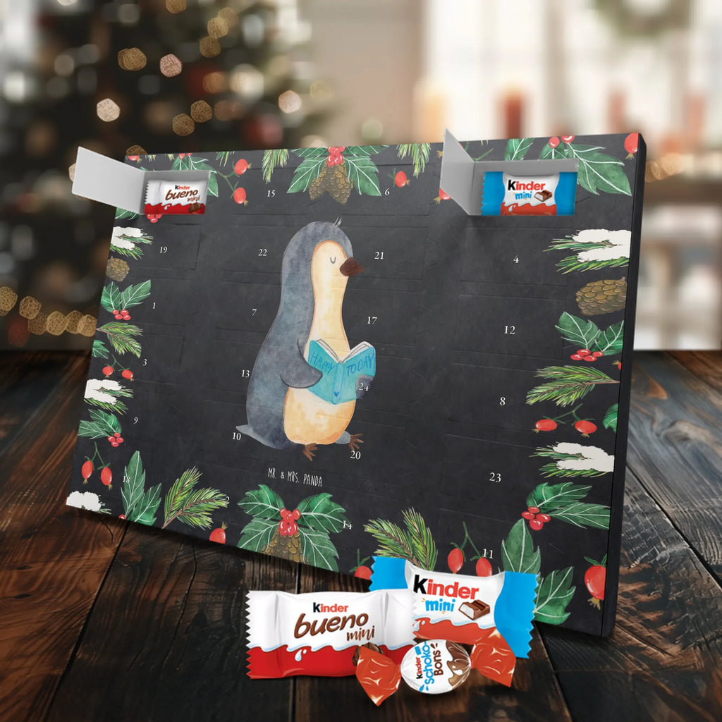 Chocolate advent calendar Penguin A book North Pole, Penguins, penguins, leisure, book, vacation, reading, doing nothing, holidays, lazing around, bookworm