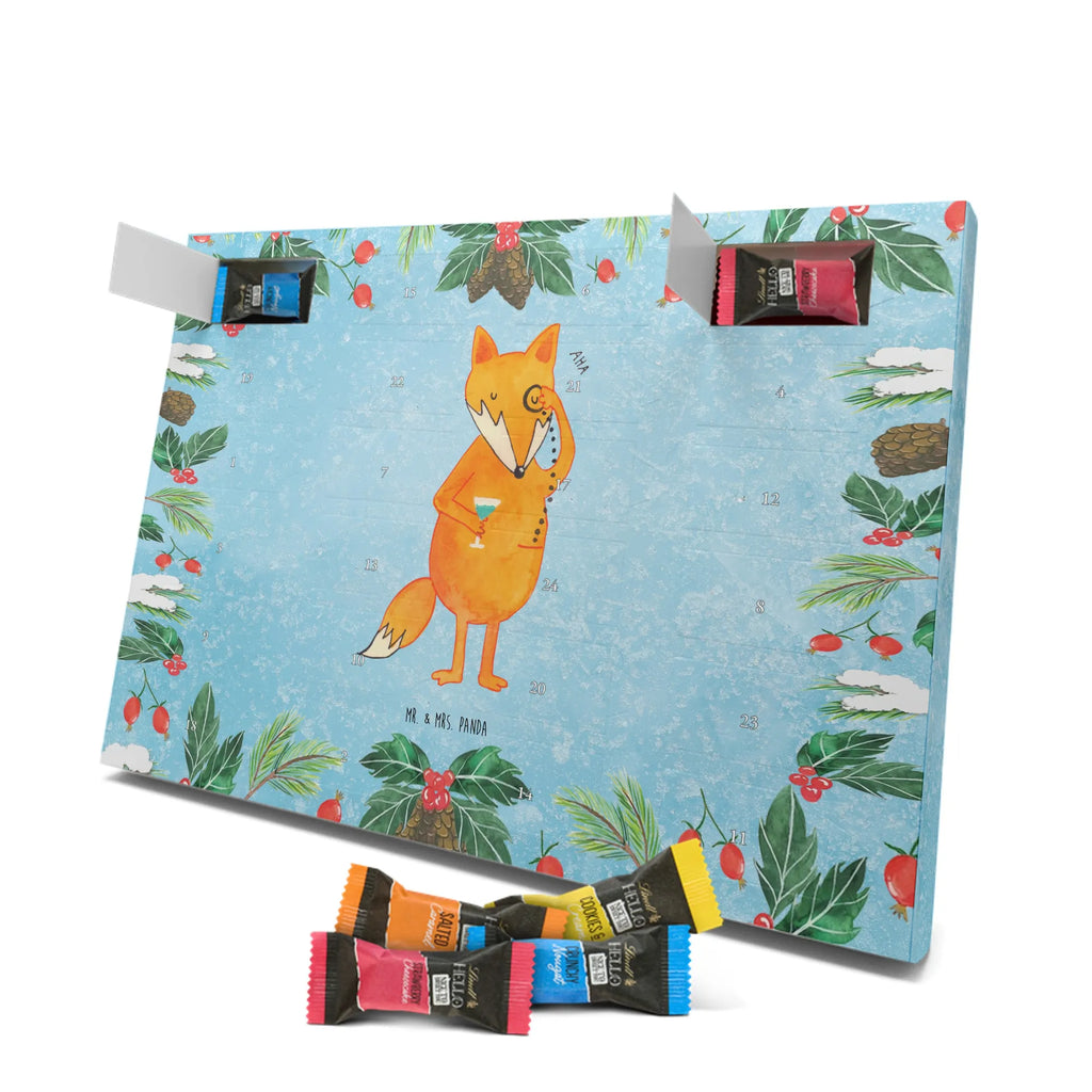 Chocolate advent calendar Fox lord forest wildlife, clever as a fox, foxes, animal lover, words of consolation, motivation saying, problem solving, lovesickness gift, saying funny