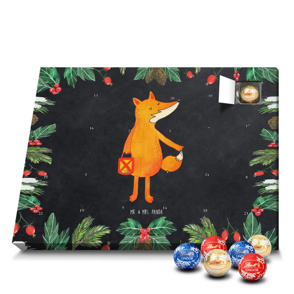 Chocolate advent calendar Fox Lantern forest wildlife, clever as a fox, foxes, animal lover, Lovesickness Spell, Cheer up, Saint Martin, Lantern, Caesar Otto Hugo Flaischlen, Lantern parade, Foxes, Spell comforting