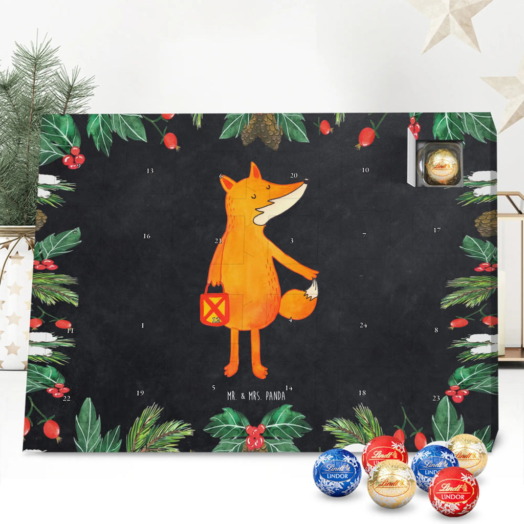 Chocolate advent calendar Fox Lantern forest wildlife, clever as a fox, foxes, animal lover, Lovesickness Spell, Cheer up, Saint Martin, Lantern, Caesar Otto Hugo Flaischlen, Lantern parade, Foxes, Spell comforting