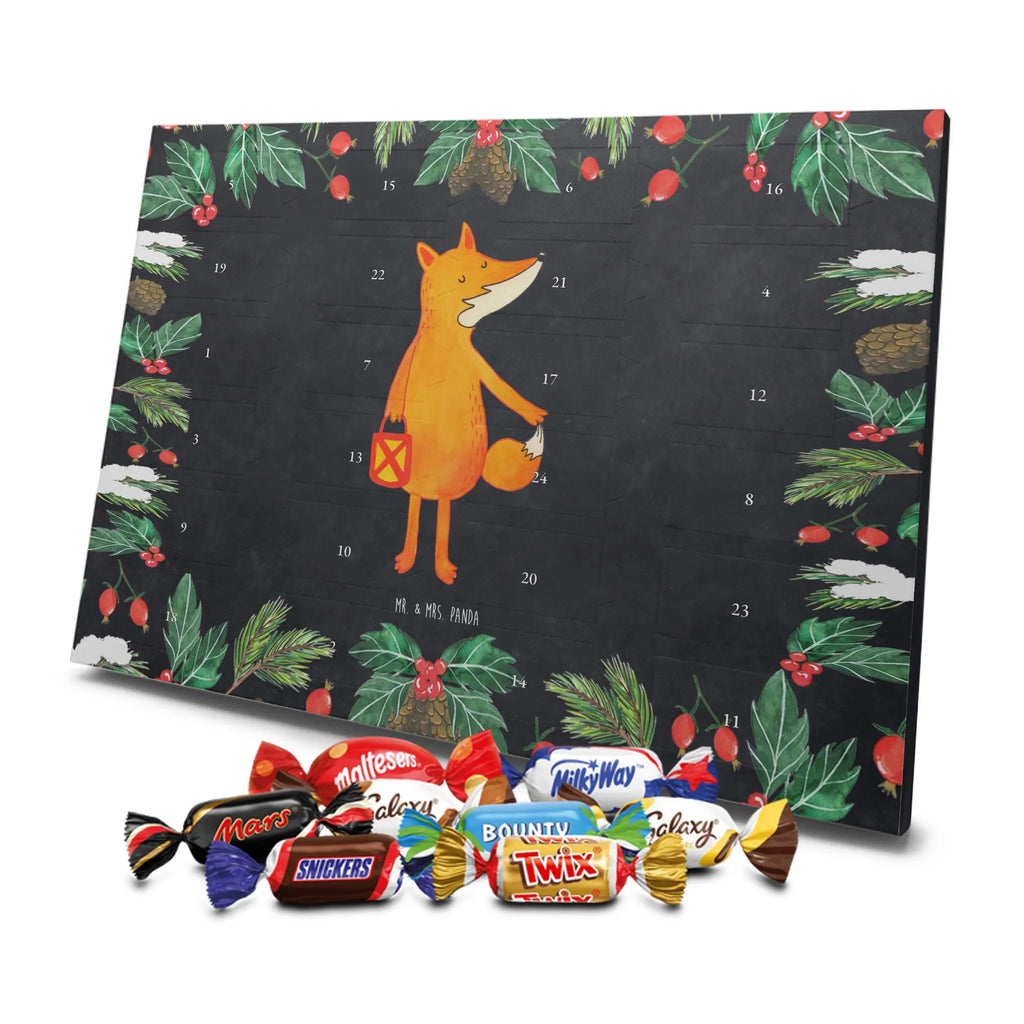 Chocolate advent calendar Fox Lantern forest wildlife, clever as a fox, foxes, animal lover, Lovesickness Spell, Cheer up, Saint Martin, Lantern, Caesar Otto Hugo Flaischlen, Lantern parade, Foxes, Spell comforting