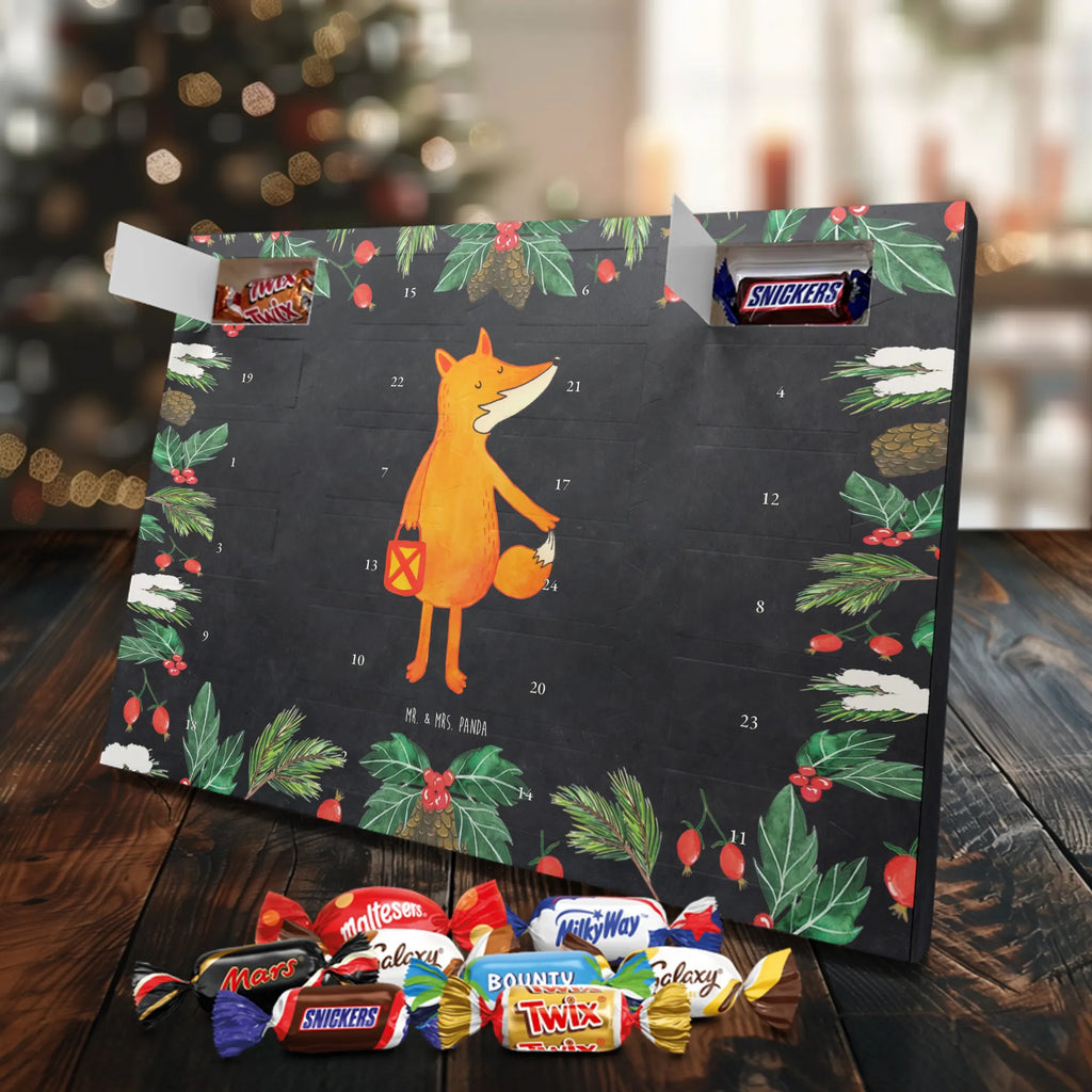 Chocolate advent calendar Fox Lantern forest wildlife, clever as a fox, foxes, animal lover, Lovesickness Spell, Cheer up, Saint Martin, Lantern, Caesar Otto Hugo Flaischlen, Lantern parade, Foxes, Spell comforting