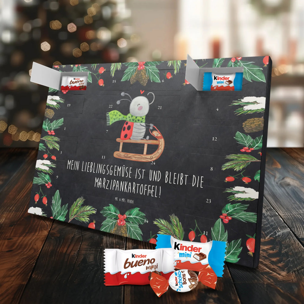 Chocolate advent calendar Smörle sledding snow, Christmas time