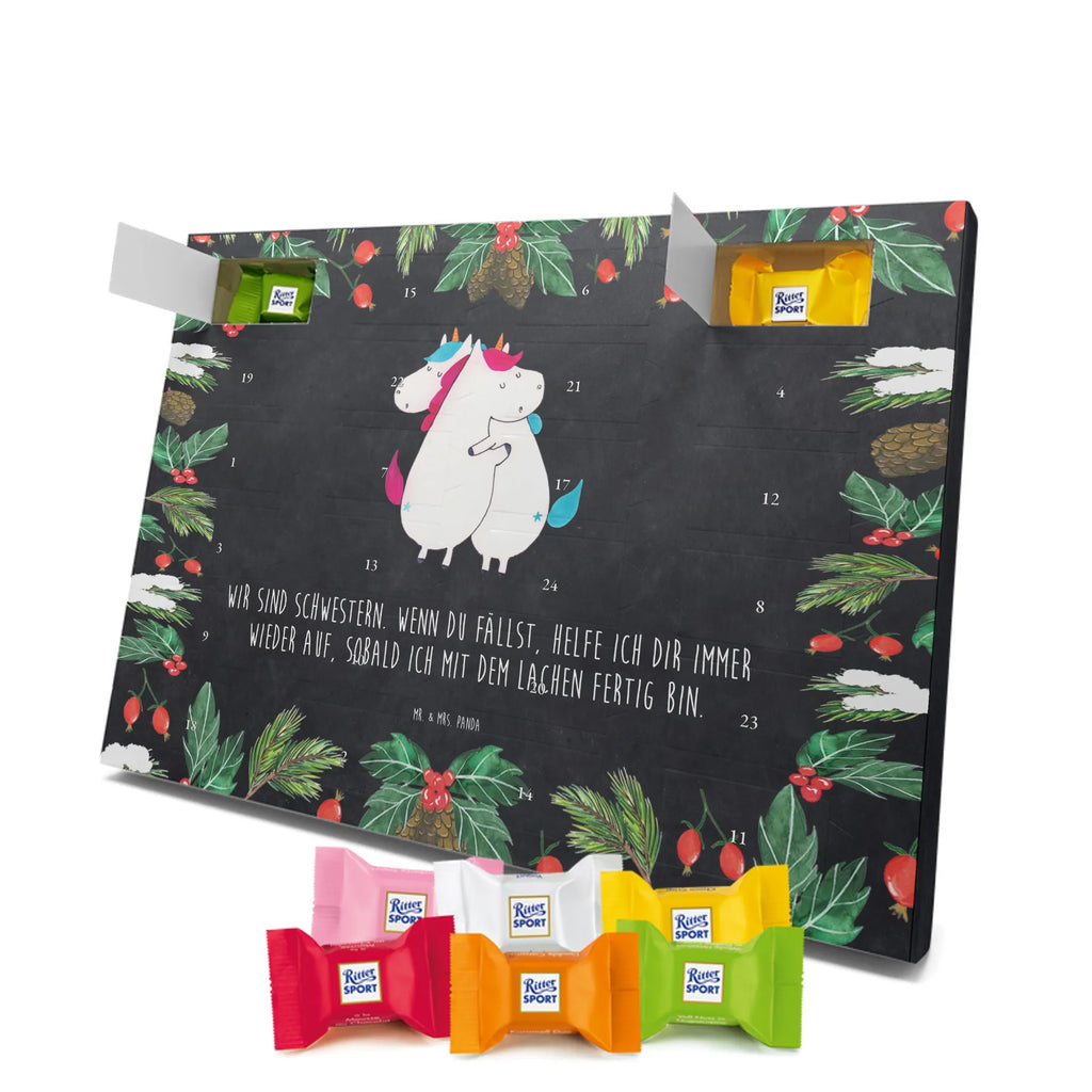 Chocolate advent calendar unicorns Embrace Siblings, Sisters, Girlfriends