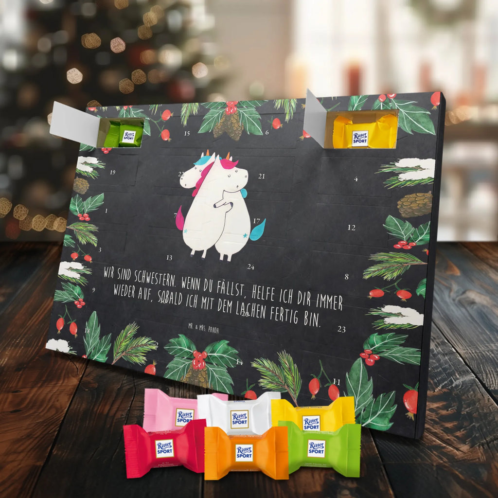 Chocolate advent calendar unicorns Embrace Siblings, Sisters, Girlfriends