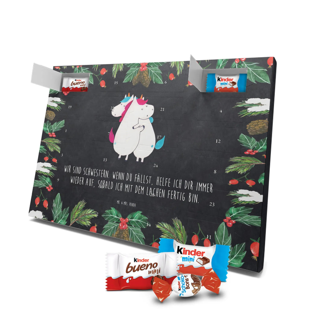 Chocolate advent calendar unicorns Embrace Siblings, Sisters, Girlfriends