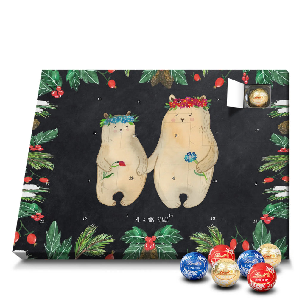 Chocolate advent calendar Bears with flower crown Father's Day, Mother's Day, child, bears, gift mommy. mother's day, best mommy, daughter, children, world best mommy, daughters, role model, favorite mommy, favorite person