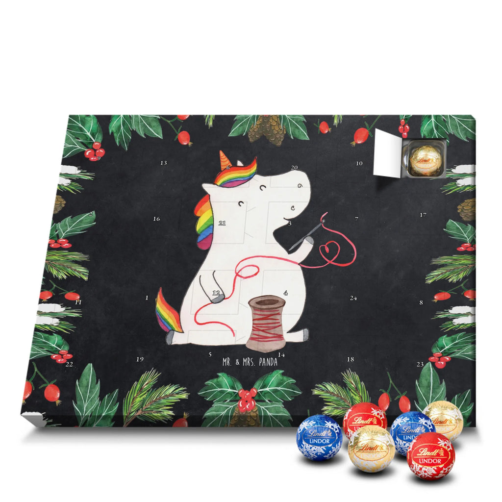 Chocolate advent calendar unicorn seamstress seamstress present, seamstress gift, crochet, tinkering, sewing room, knitting, sew, girlfriend