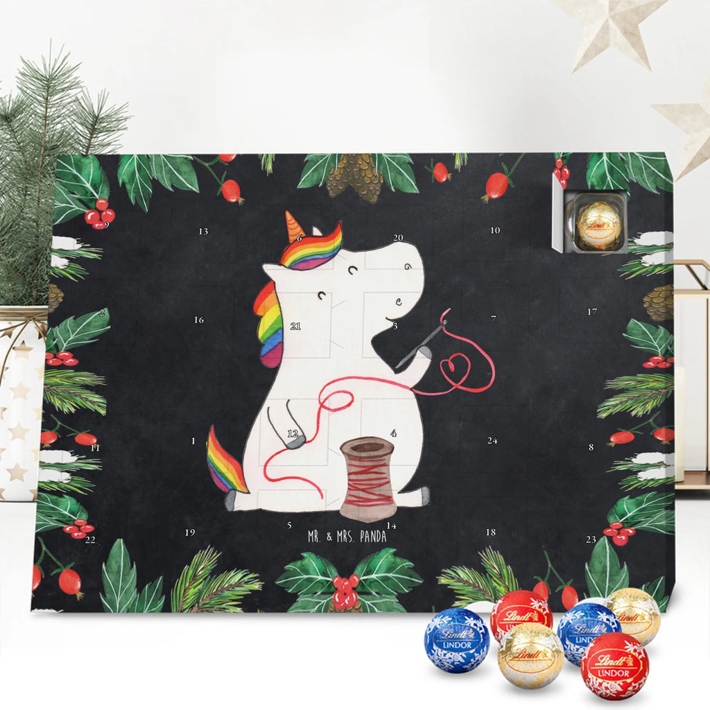 Chocolate advent calendar unicorn seamstress seamstress present, seamstress gift, crochet, tinkering, sewing room, knitting, sew, girlfriend