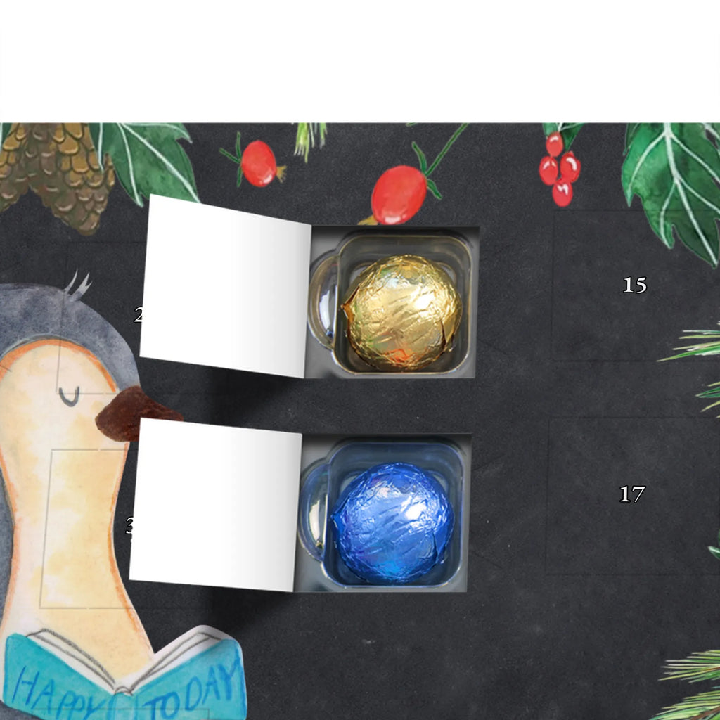 Chocolate advent calendar Penguin A book North Pole, Penguins, penguins, leisure, book, vacation, reading, doing nothing, holidays, lazing around, bookworm