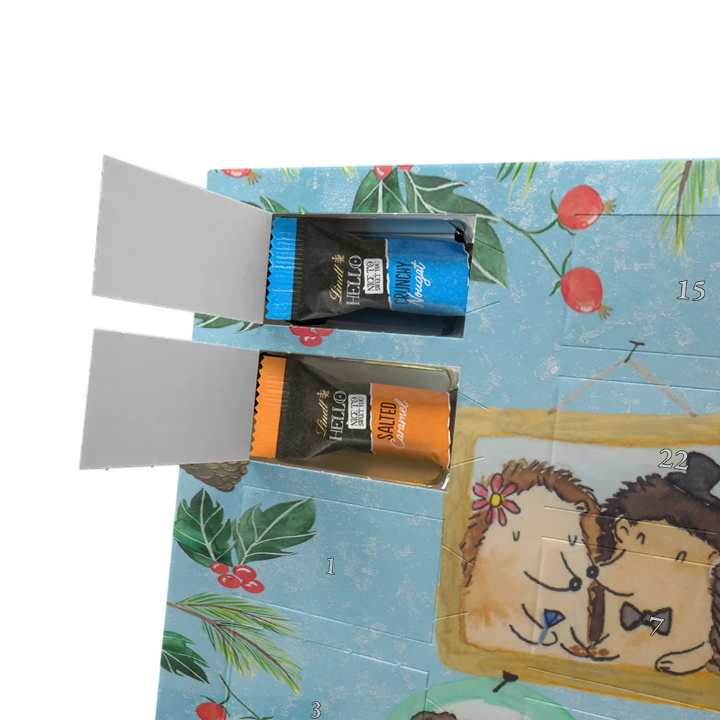 Chocolate advent calendar Hedgehog family Father's Day, Mother's Day, hedgehogs, pictures, solidarity, mum