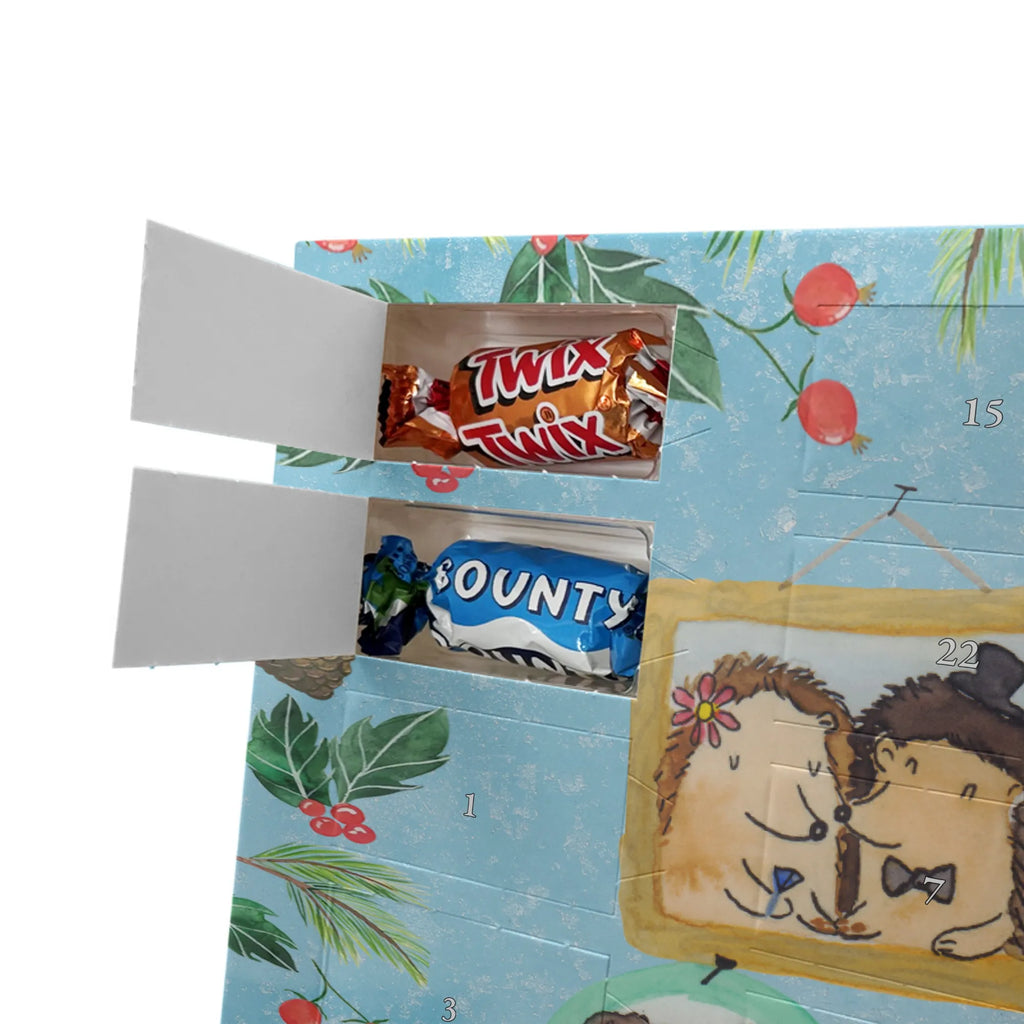 Chocolate advent calendar Hedgehog family Father's Day, Mother's Day, hedgehogs, pictures, solidarity, mum