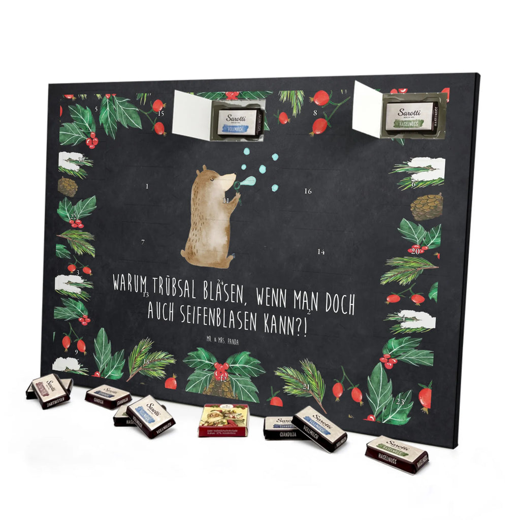 Chocolate advent calendar bear soap bubbles cuddly toy, teddy bear, Soap Bubbles Bear Funny Being Happy Sad Happy