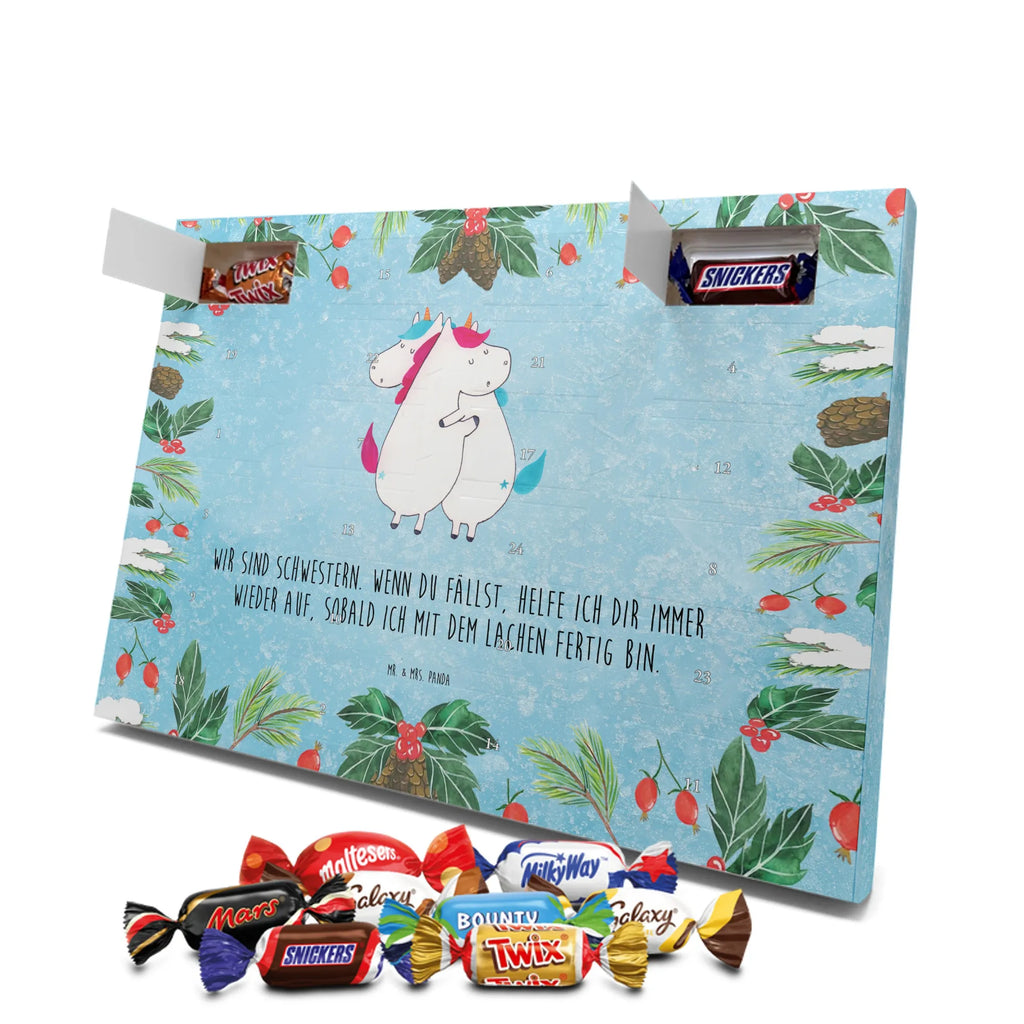 Chocolate advent calendar unicorns Embrace Siblings, Sisters, Girlfriends