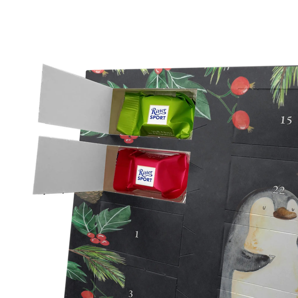 Chocolate advent calendar Penguin surfer North Pole, Penguins, waves, surfing, wave riding, holidays, penguins, surfers