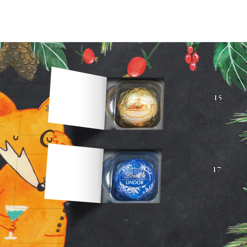 Chocolate advent calendar Fox lord forest wildlife, clever as a fox, foxes, animal lover, words of consolation, motivation saying, problem solving, lovesickness gift, saying funny
