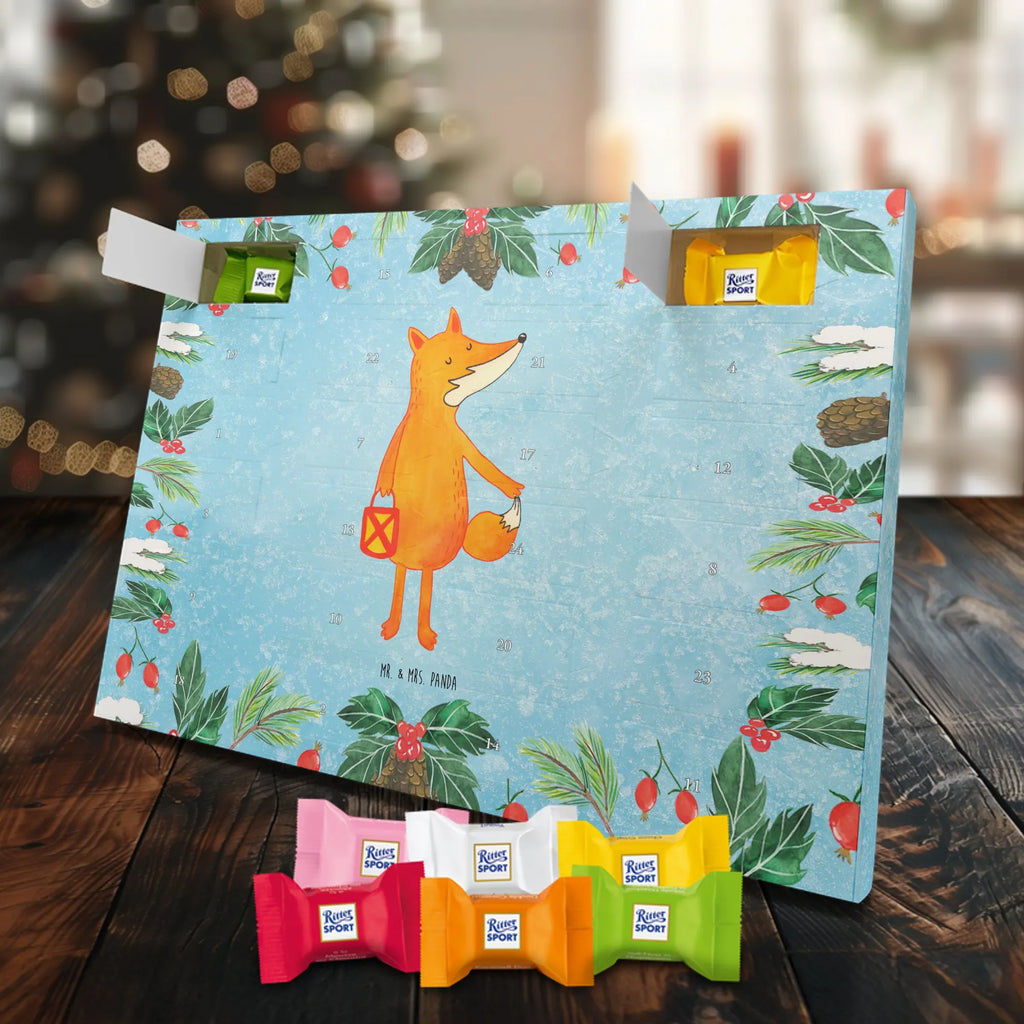 Chocolate advent calendar Fox Lantern forest wildlife, clever as a fox, foxes, animal lover, Lovesickness Spell, Cheer up, Saint Martin, Lantern, Caesar Otto Hugo Flaischlen, Lantern parade, Foxes, Spell comforting