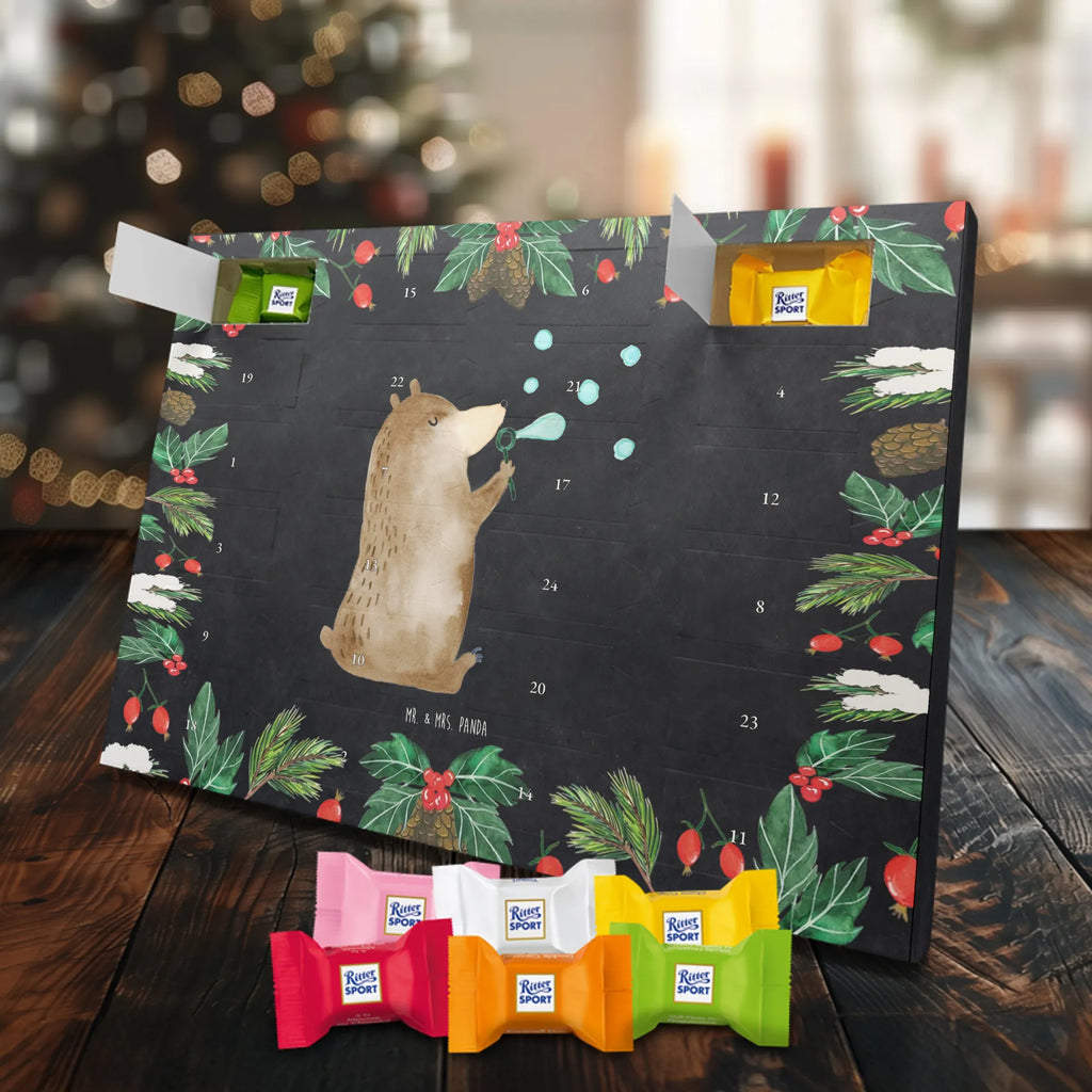 Chocolate advent calendar bear soap bubbles cuddly toy, teddy bear, Soap Bubbles Bear Funny Being Happy Sad Happy