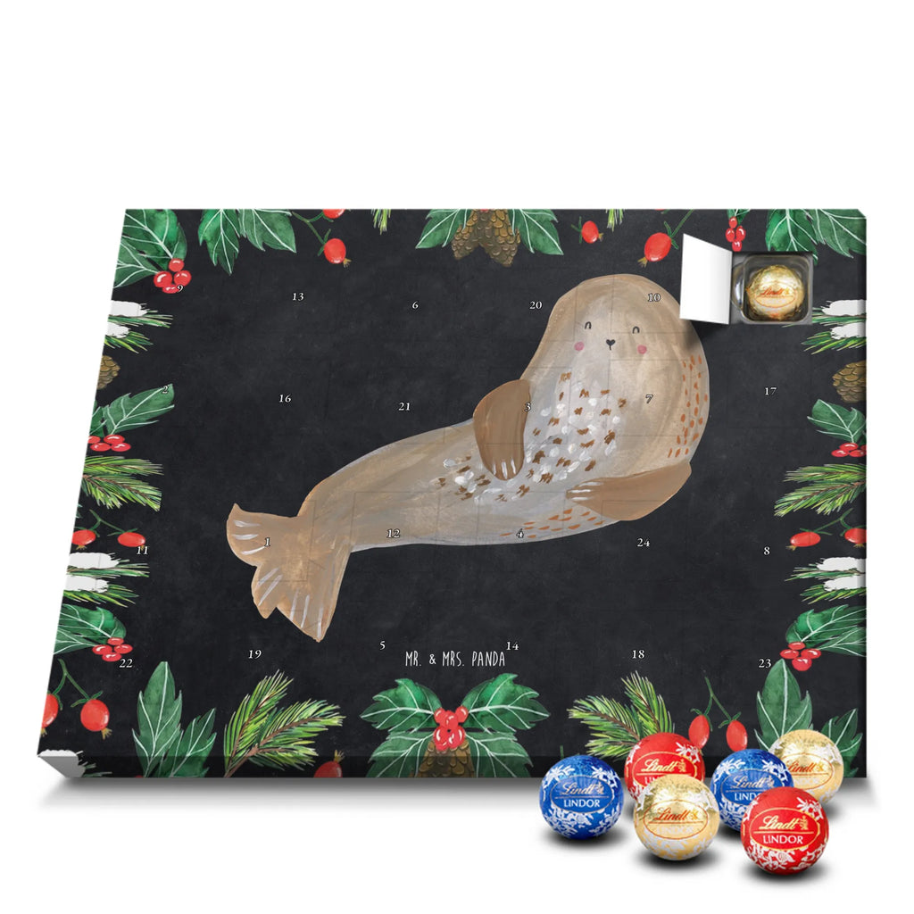 Chocolate advent calendar seal Laugh gift ideas, gifts, small animals, good mood, cute, funny sayings, cute animal motives, hand drawn, special gifts, card, animal lover, Seal, North Sea, Sea animal, Seals, Baltic Sea
