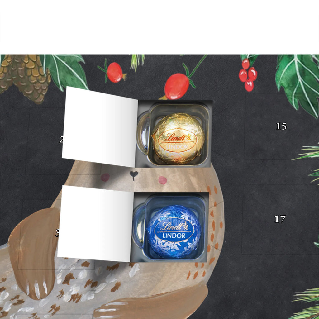 Chocolate advent calendar seal Laugh gift ideas, gifts, small animals, good mood, cute, funny sayings, cute animal motives, hand drawn, special gifts, card, animal lover, Seal, North Sea, Sea animal, Seals, Baltic Sea
