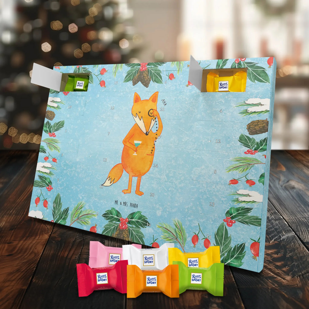 Chocolate advent calendar Fox lord forest wildlife, clever as a fox, foxes, animal lover, words of consolation, motivation saying, problem solving, lovesickness gift, saying funny